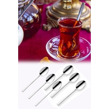 Çelik Çay Kaşığı Seti 6'lı