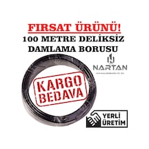 Nartan Damlama Sulama Borusu 16Mm Deliksiz ( 100 Metre )