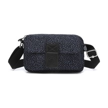 Smart Bags Günlük Minik Boy Su Geçirmez Krınkıl Kumaş Kadın Telefon Ve Postacı Çantası Puantiye Siyah 04602189