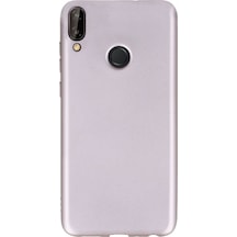 Huawei P20 Lite Kılıf Premier Silikon Arka Kapaknano Glass