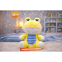 Peluş Kurbağa 26 Cm Yumuşacık Sevimli Oyuncak Sarı