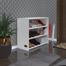 Kenzlife Ayakkabılık Goya Byz 060 70 30 Arkalıksız Ayakkabı Ofis Dolabı