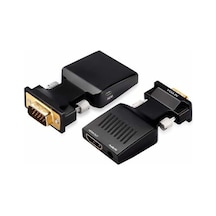 Qgeem Qg-hd12 Vga To Hdmı Dönüştürücü Siyah