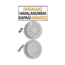 Doğalgaz Havalandırma Menfezi Kapaklı