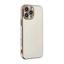 Newface Apple İphone 16 Pro Max Kılıf Volet Silikon - Beyaz