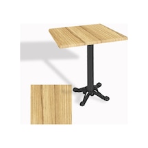 Çipa Döküm Ayak Kare Masa 60x60 Cm - Werzalit, Wermodin Ve Allzalit Tabla - Coco Bolo Çok Renkli