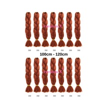 X-pression Afrika Örgüsü Ve Rasta Için Sentetik Saç 100gr-350 Kızıl Bakır