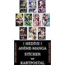 Seraph Of The End 1-2-3-4-5-6-7-8-9-10 Manga Seti 10 Kitap / Anime-manga Sticker Ve Kartpostal
