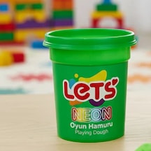 Lets Oyun Hamuru Tek Renk Neon Yeşil 110 G Y L01009 Çok Renkli