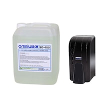 Omniwash Sd-400 5000 Ml Köpük El Sabunu Ve 500 Cc Dispenser Seti Siyah