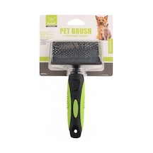 Nunbell İnce Telli Kedi Köpek Tarağı Yeşil Large