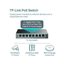 Tl-sg108pe, 8 Port Gigabit / 4 Port Poe Smart Switch