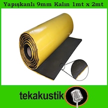 Oto Ses Yalıtım Flexi Kauçuk Sünger Yapışkanlı 9Mm 1Mt X 2Mt