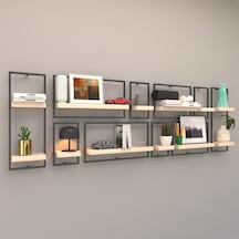 Rafkestir Milano Raf Seti - Model 7 Krem ( Mat )