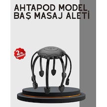 Çok Noktalı Elektrikli Kafa Masaj Cihazı 3 Modlu  Masaj Sarı