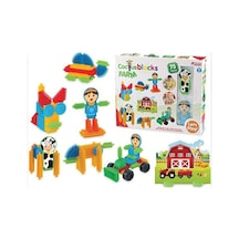 03312 Kaktüs Bloklar Çiftlik 75pcs