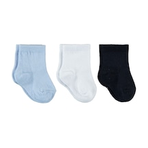 Civil Baby Erkek Bebek 3'lü Çorap Set 6 18 Ay Lacivert D3e087600y31 Lacivert