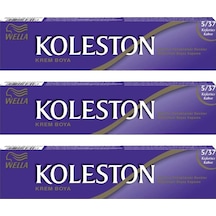 Wella Koleston Tüp Saç Boyası 5.37 Kışkırtıcı Kahve 50 Ml 3 Adet (539510002)