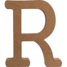 Na Neşeli Ahşap 20 Cm 18 Mm Ahşap R Harfi.boyanabilir Ahşap Harf.ahşap Boyama Ürünü.ham Ahşap Harf. Model Neseli234568151