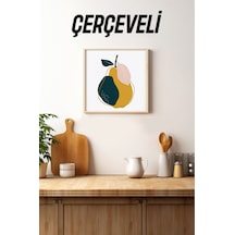 Ahşap Çerçeveli Mdf Kare Tek Tablo Kendi Tablo Setinizi Oluşturacağınız Liste Mutfak02 32 X 32 Çerçeveli Tx1180