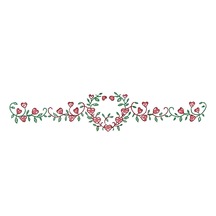 Tobin Damgalı Yastık Kılıfları, Kalp Asma, 50,8 Cm X 76,2 Cm Nakış Seti Çok Renkli