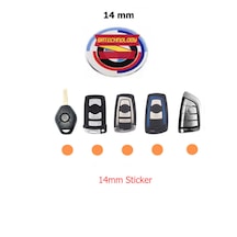 Kumanda Anahtar Logo Arma 14mm 50.yıl Newtypeblue 2 Adet