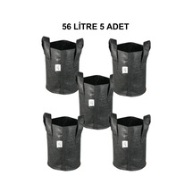 Serapot Kumaş Saksı 56 Litre 5 Adet