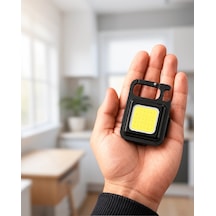 Mini Anahtarlık Fener 1000 Lümen Cob Led
