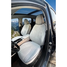 Bod Hyundai Tucson 2021-sonrası Koltuk Kılıfı Araca Özel Airbag Uyumlu Koltuk Koruyucu Luvi Serisi Gri