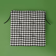 Soft Guarda Sandalye Minderi - Siyah - 38x38 Cm Renkli