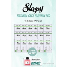 17'li Sleepy Gece Natural 16'lı Hijyenik Ped Ve Rosie Oda Kokusu
