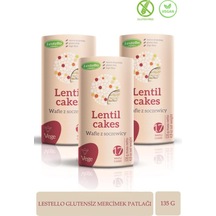 Glutensiz Vegan Mercimek Patlağı İnce Çıtır 3 Lü Paket