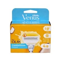 Gillette Venus Plus Olay Hindistan Cevizi 4'lü Yedek Kartuş 418296594
