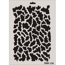 Rich Stencil Boyama Şablonu 25X35 Cm. New-116