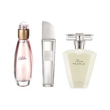 Avon Celebre + Pur Blanca Kadın Parfüm EDT 2 x 50 ML + Rare Pearls Kadın Parfüm EDP 50 ML