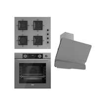 Ferre SS208 + XE64CPR +D082 Steamart SS Serisi Gri Set