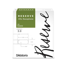 D'addario Djr1030 Reserve Alto Saksafon Kamışı No: 3.0 Profesyonel - 10'lu Paket Kararlı Ses Yapısı, Zengin Ton Ve Güvenilir Performans
