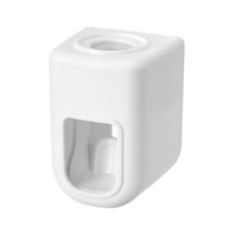 Beyaz 1 Adet Ev Duvara Monte Banyo Su Geçirmez Diş Macunu Sıkacağı Banyo Aksesuarları Beyaz Beyaz