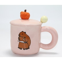 3d Capybara Desenli Porselen Kupa Bardak Karışık