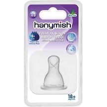 Hanymish Yuvarlak Silikon Biberon Emziği 18+ Ay No:3