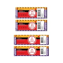 Kodak Çinko Karbon 24 Adet İnce Ve 24 Adet Kalem Pil 48 Adet