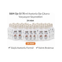 B&M Oje Sil Asetonlu Oje Çıkarıcı 24 x 70 ML