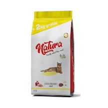 Natura Tavuklu ve Narlı Düşük Tahıllı Yetişkin Kedi Maması 2 + 8 KG