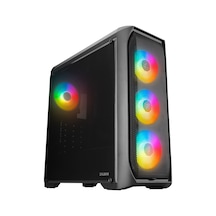 Zalman N5 Mf Se , Megamax, 600w 80+ Bronz, Mesh Panel, Şeffaf Plastik, Rgb, Atx Gamıng Kasa