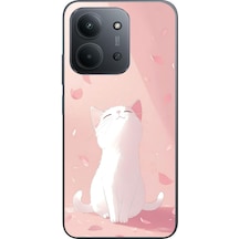 Redmi 15c Uyumlu Minnoş Kedi Baskılı Silikon Kılıf Renkli