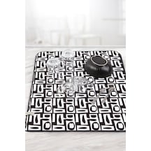 Baskılı Bulaşık Kurutma Matı 42x50 Cm Mf-074 Çok Renkli