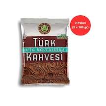 Kahve Dünyası Türk Kahvesi 2 Adet X 100 G Orta Kavrulmuş %100 Arabica Bol Köpüklü Türk Kahvesi