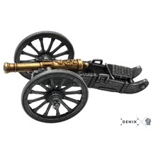 Denix Minyatür Napolyon Top Arabası Kağıt Ağırlı Koleksiyon Obje 17cm