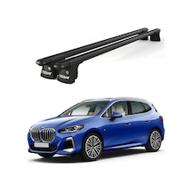 Trio-ıı Bmw 2 Kombi 2015 Ve Sonrası Uyumlu Siyah Kilitli Ara Atkı 120cm Port Bagaj Tavan Barı