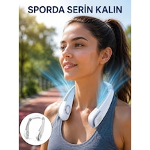 Kanatsız Boyun Tipi Fan Giyilebilir Serinletici, Düşük Sesli, Hafif Abs Gövde, Usb Şarj Edilebilir Yeni Nesil
